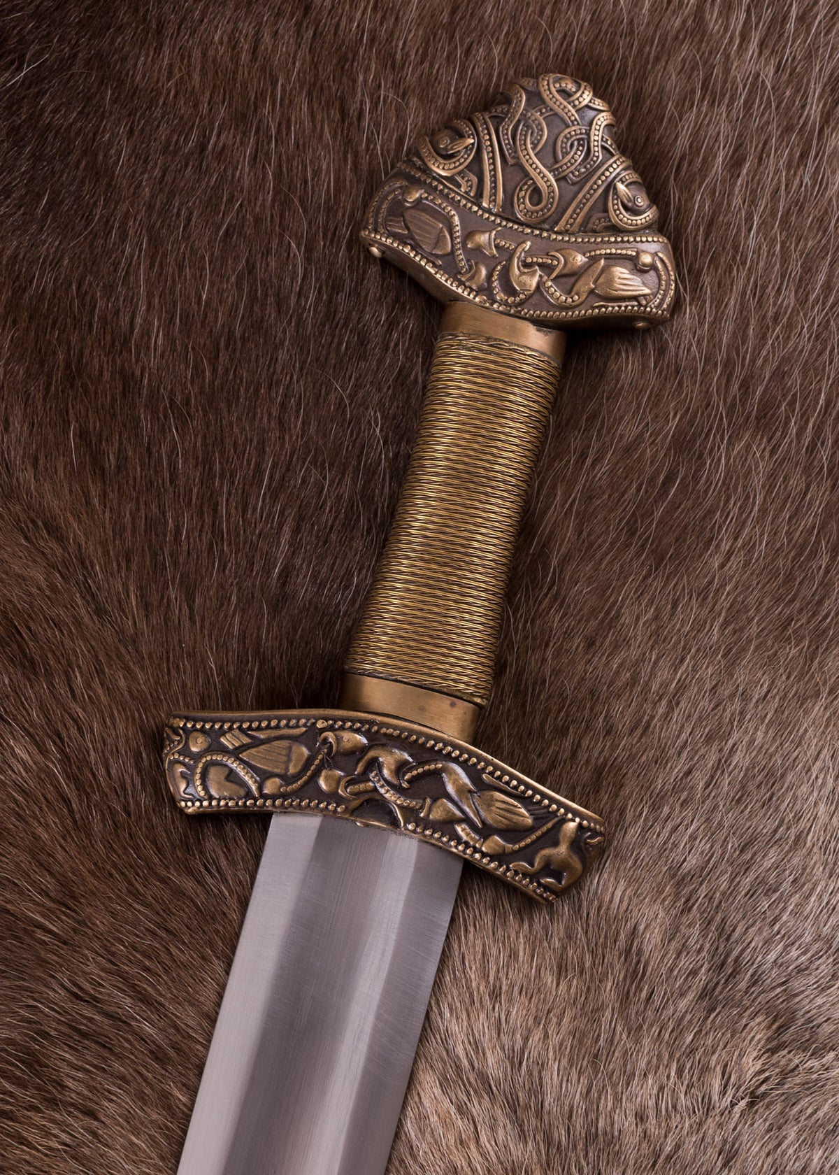 Viking sword Dybek, semi-sharp
