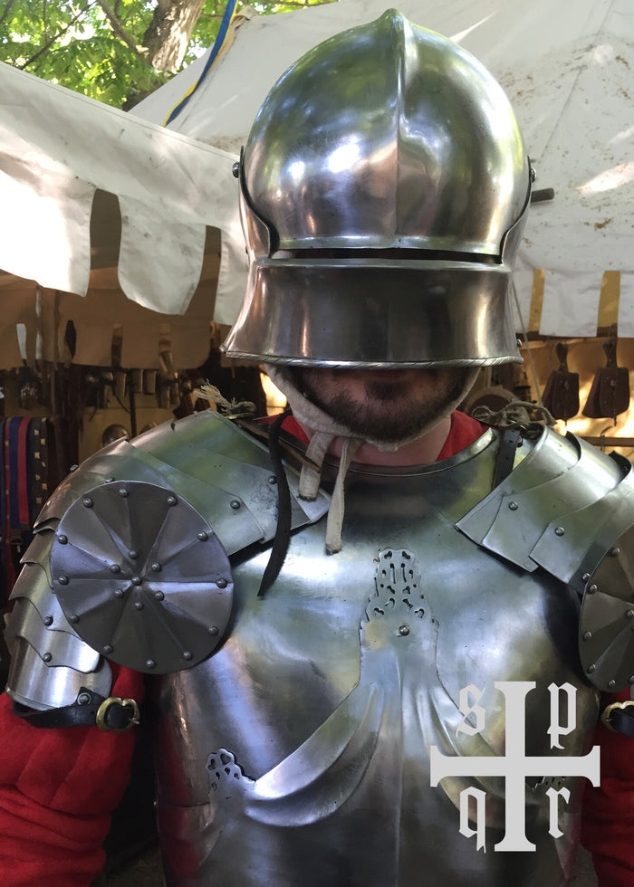 Gotiske pauldrons med besagews, 1,5 mm