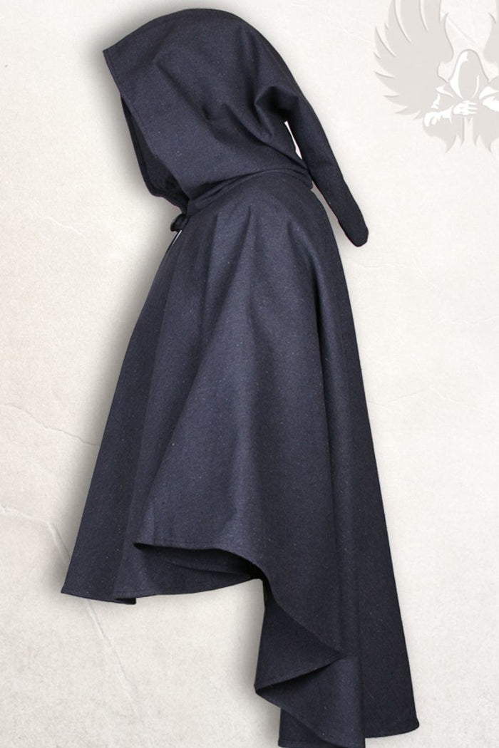 Medieval cape Kim, black