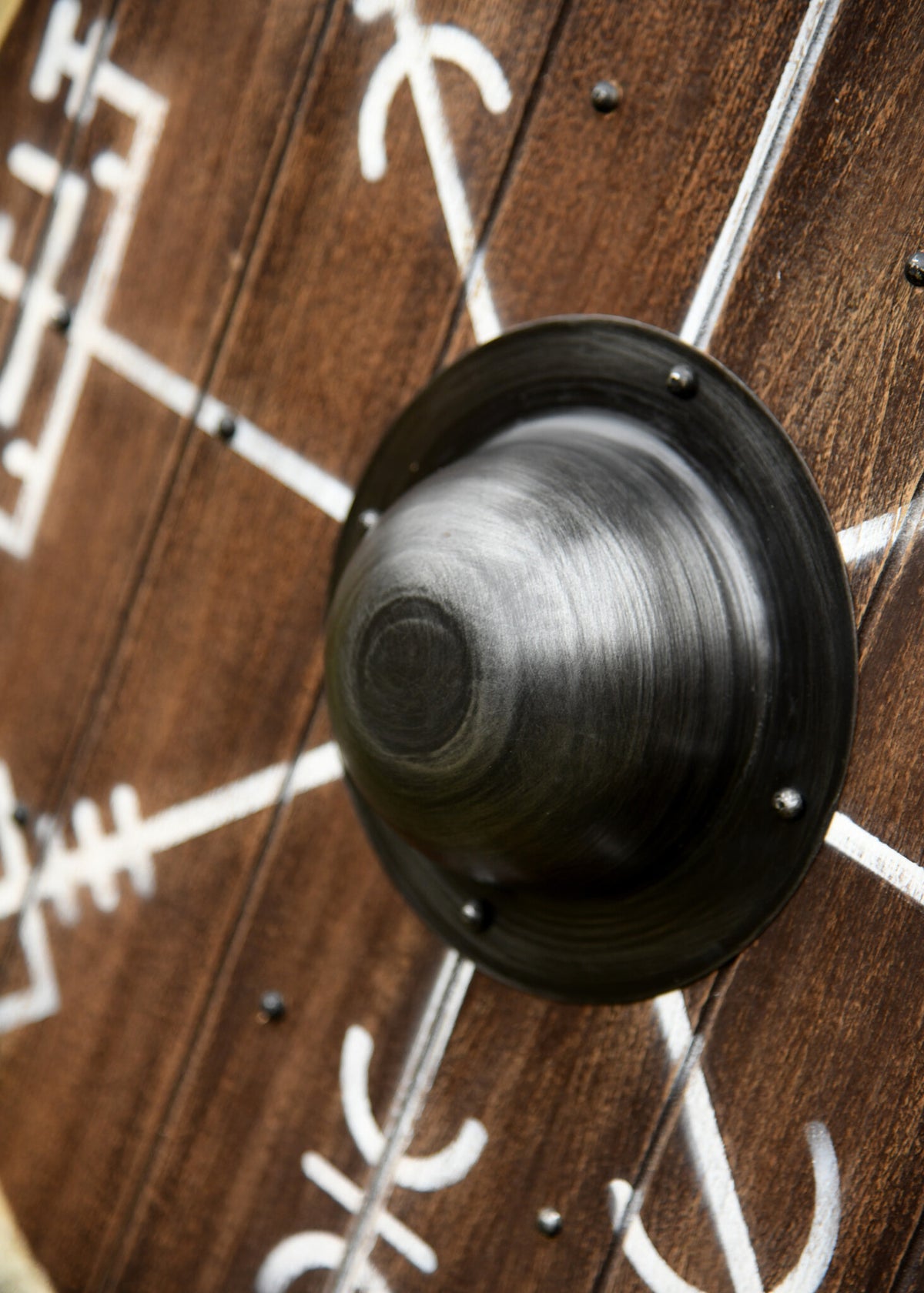 Vikingasköld Vegvisir med råhud