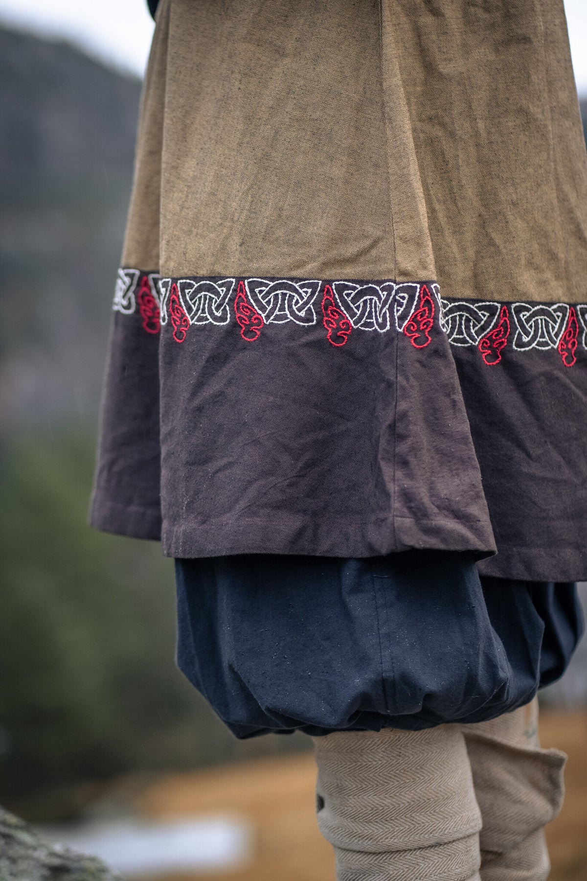 Wikińska tunika Haakon, piaskowa