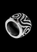 Germansk hår- og skægperle, sterlingsølv