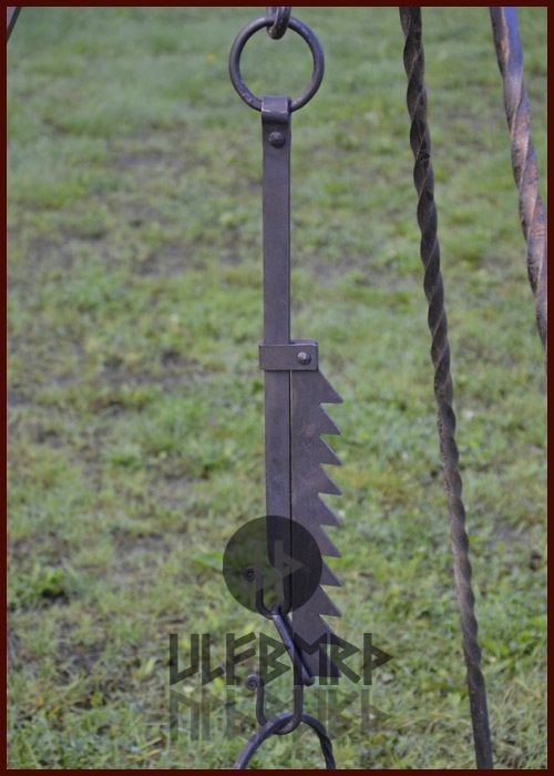 Middeleeuwse verstelbare S-haak 90 cm