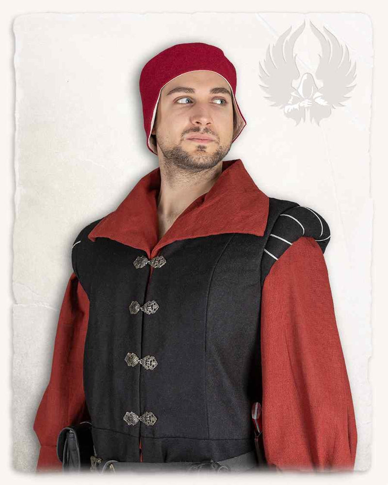 Renaissance Doublet Tudor, schwarz