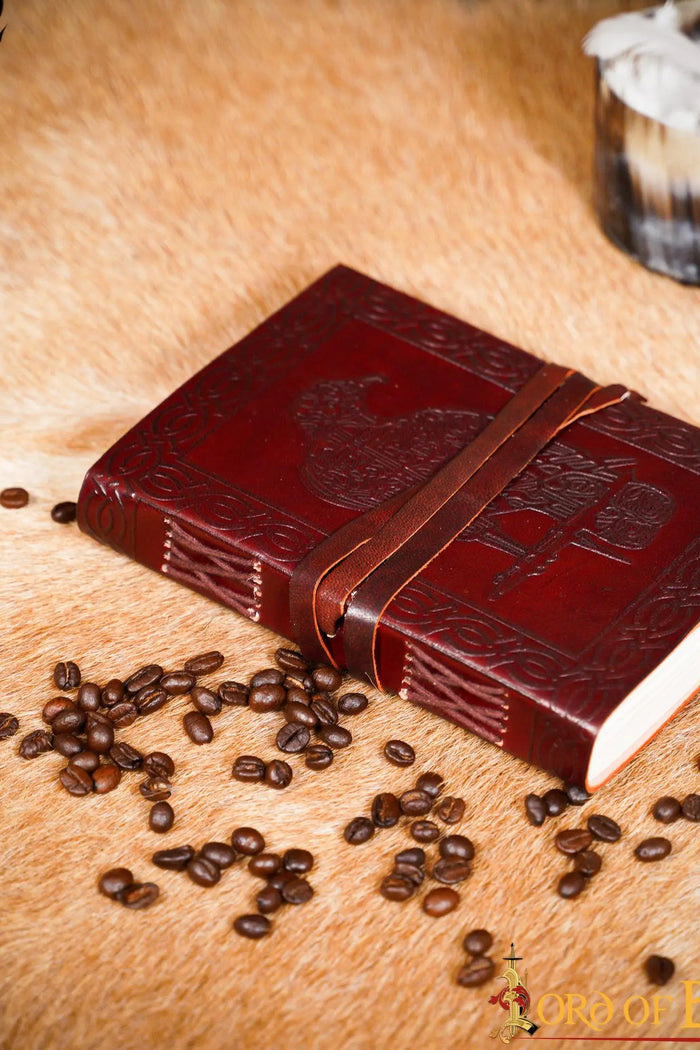 Leather journal eagle