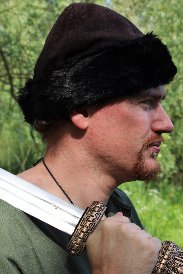 Birka Viking hat, brown