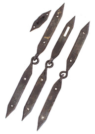 Viking chest fittings (2 hinges & 1 hasp)