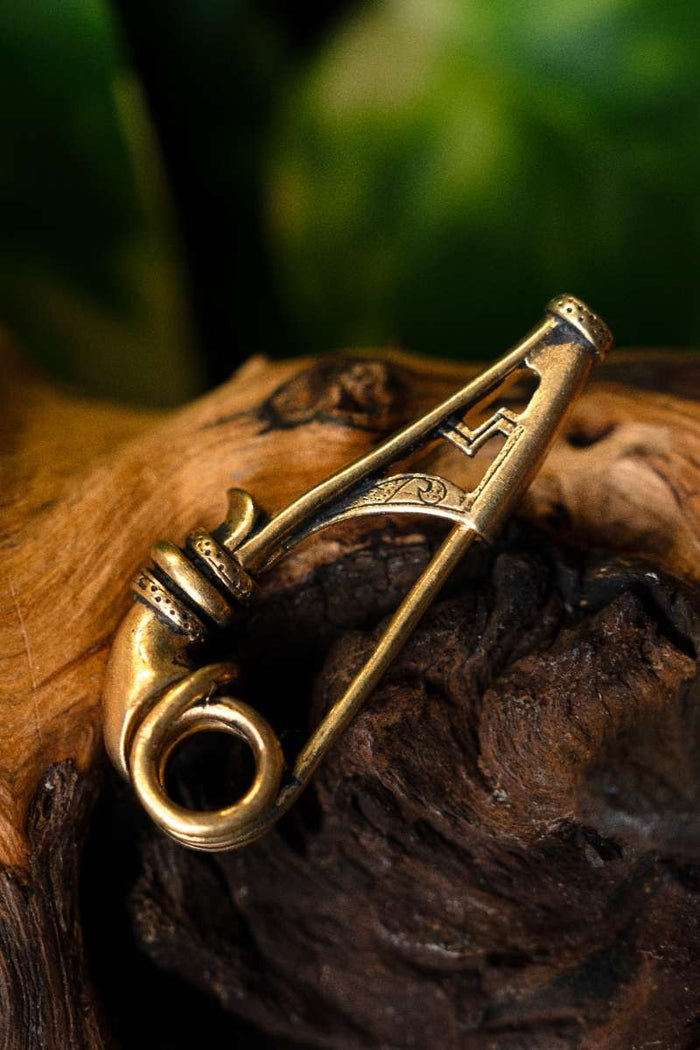 Keltisk broche, Birdlip-type, 1. årh. e.Kr., bronze