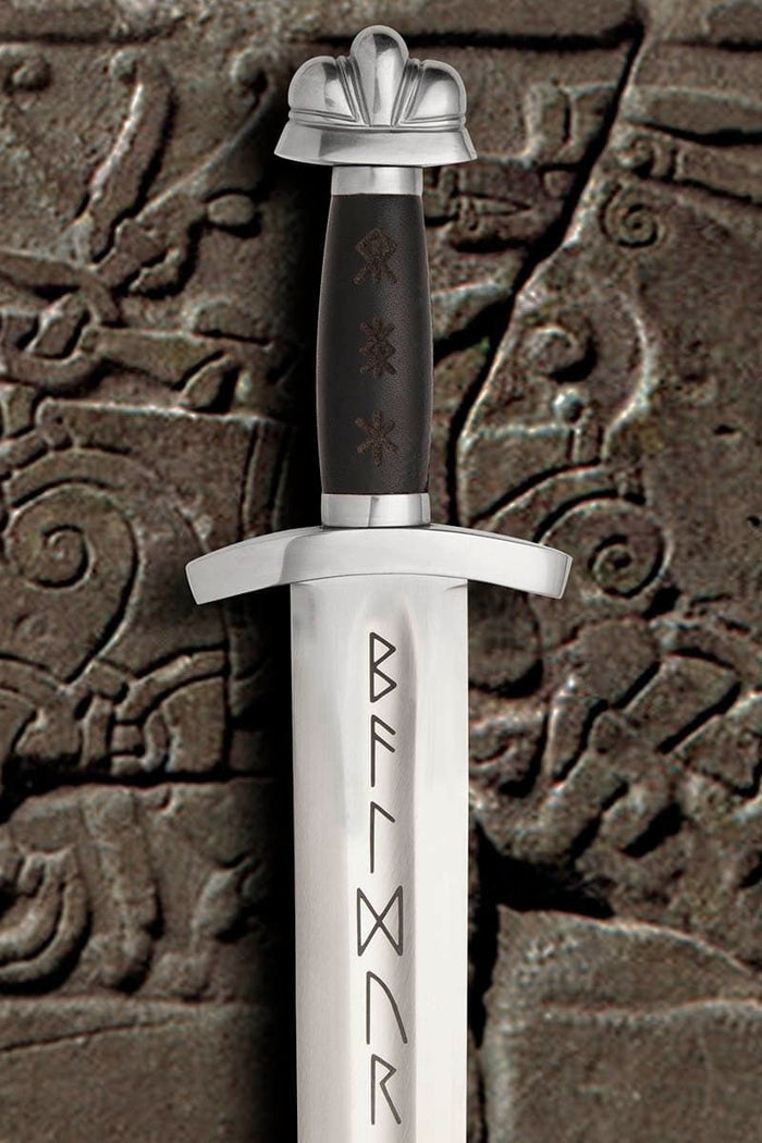 Viking sword Baldur, semi-sharp