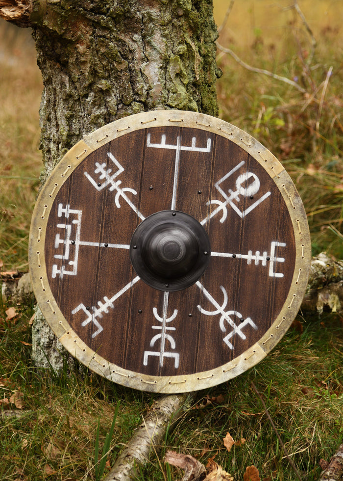 Vikingasköld Vegvisir med råhud