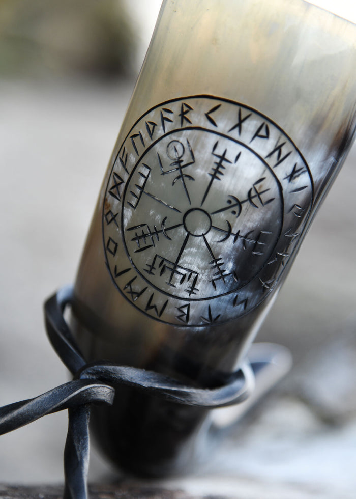 Drinking horn Vegvisir, 200-300 ml