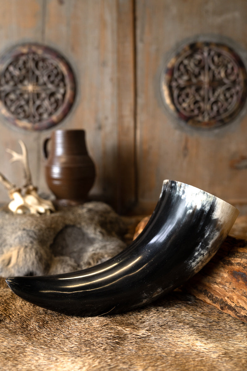 Corno da bere naturale 650–1000 ml