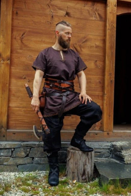 Linnevikingbyxor Odin, svart