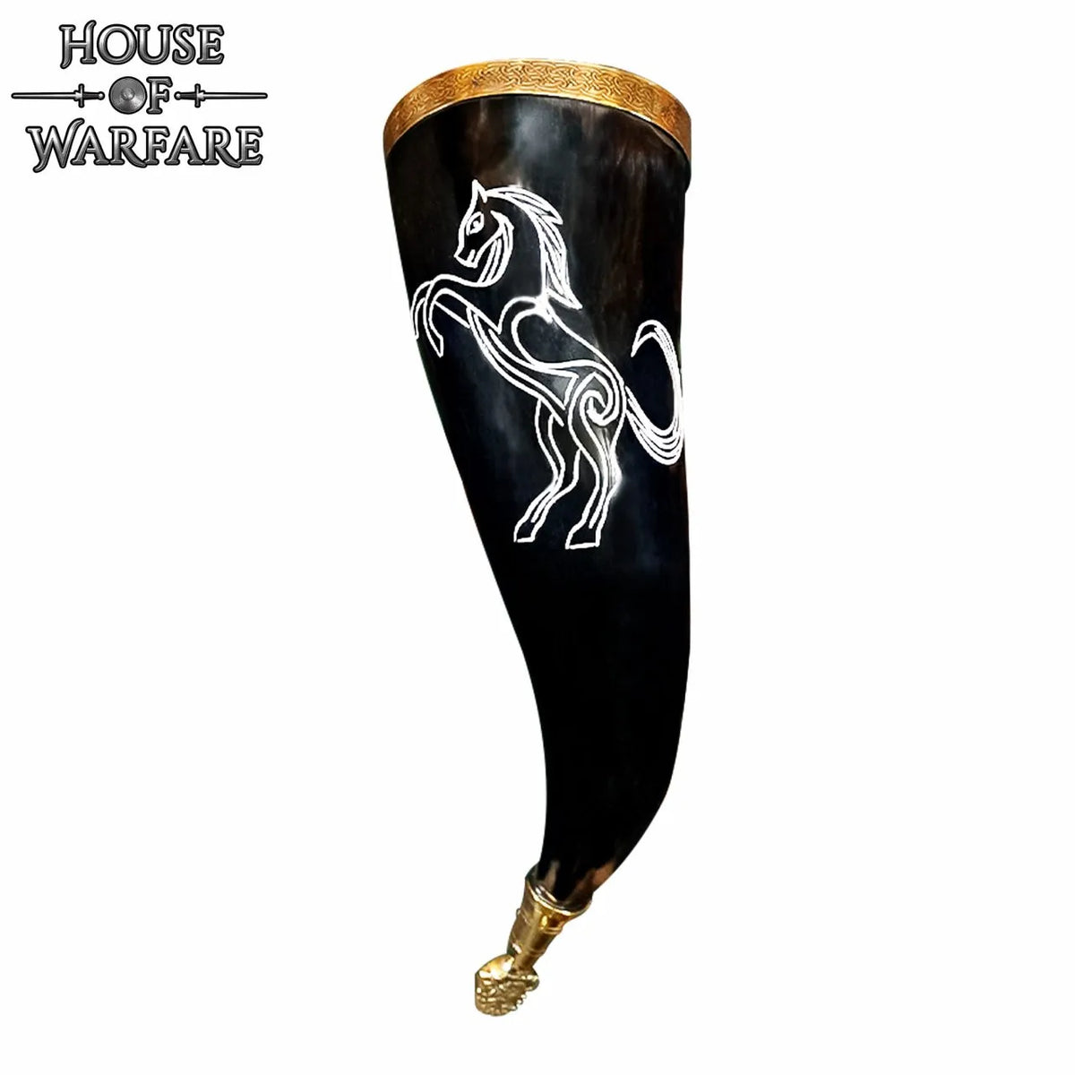 Celtic drinking horn Epona deluxe, 300-500 ml