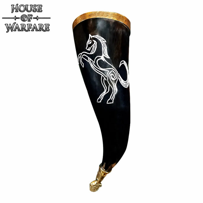Celtic drinking horn Epona deluxe, 300-500 ml