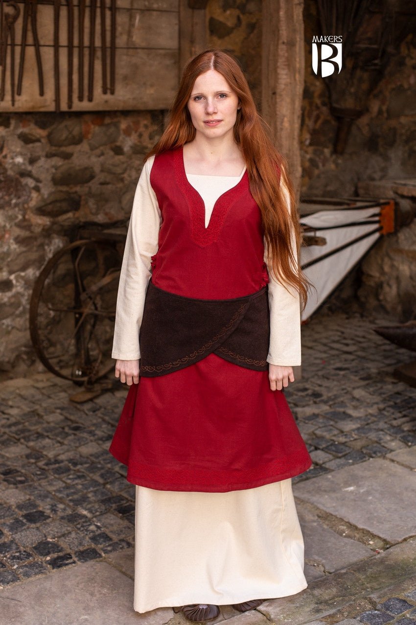 Cinturón Ketra, marrón, mezcla de lana