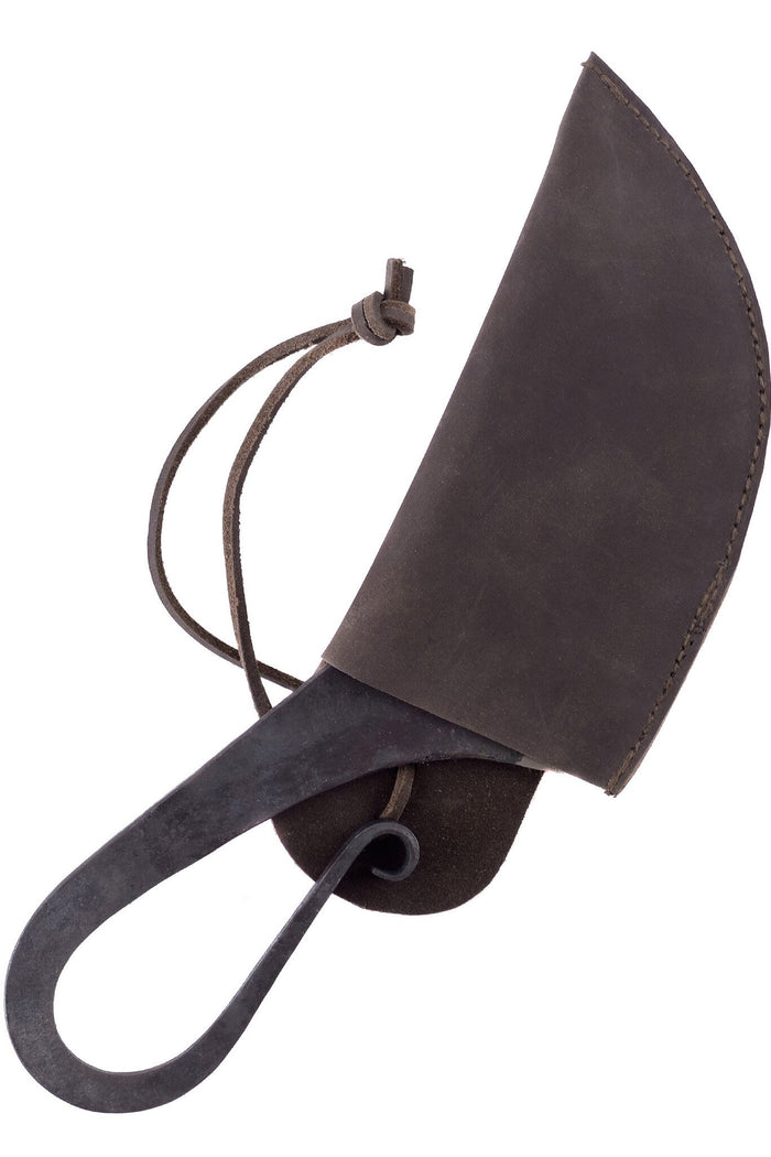 Ręcznie kuty nóż, półostry