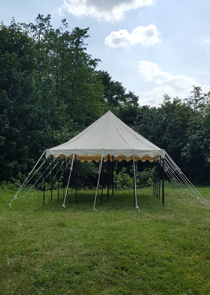 Riddertelt Girard, 6 × 4 meter, 360 gsm