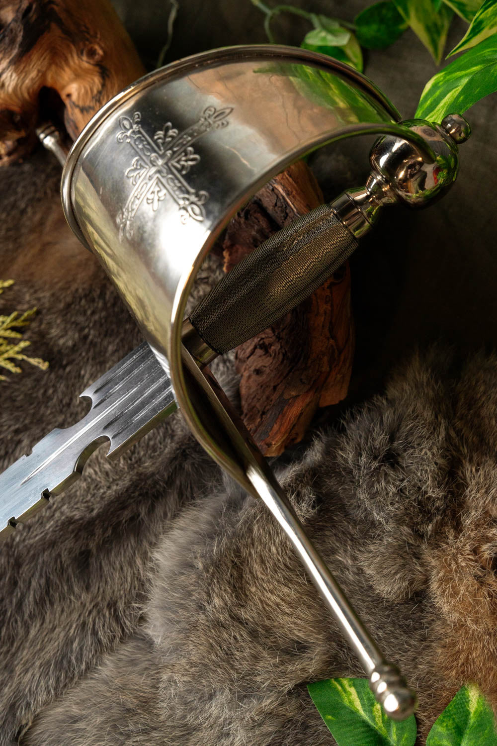 Musketier main gauche, semi-scherp