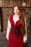 Corset en tissu Thana, brun