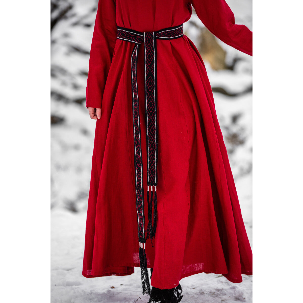 Wikiński pas Caja, czarny, 235 cm