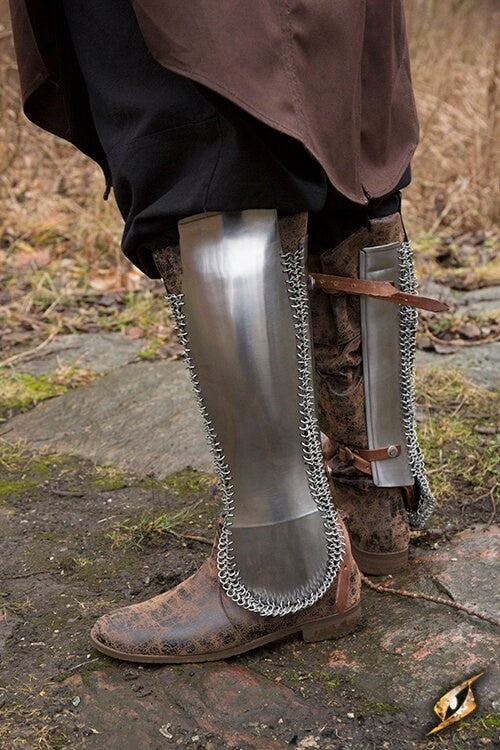 Persian greaves, polished, 1 mm