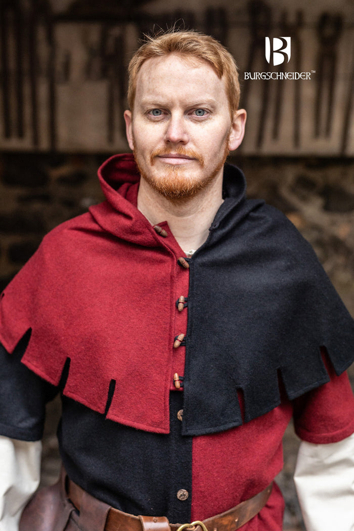 Kaproen Dangereuse, links, zwart, wolmix