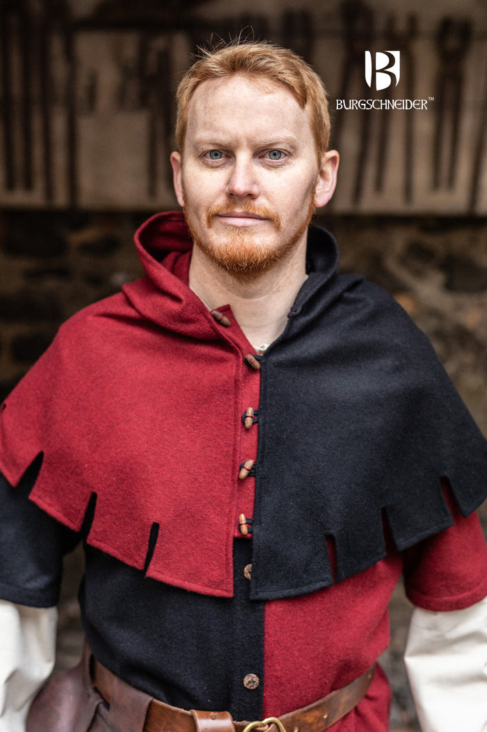 kaperon Dangereuse, vänster, svart, ullmix