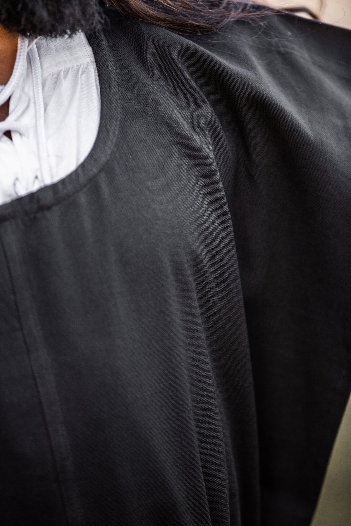 Överplagg för herrar, svart