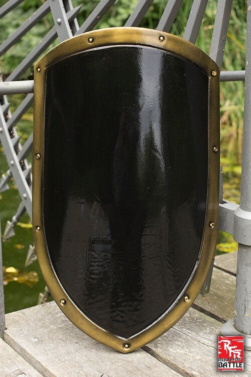 LARP Drachenschild schwarz