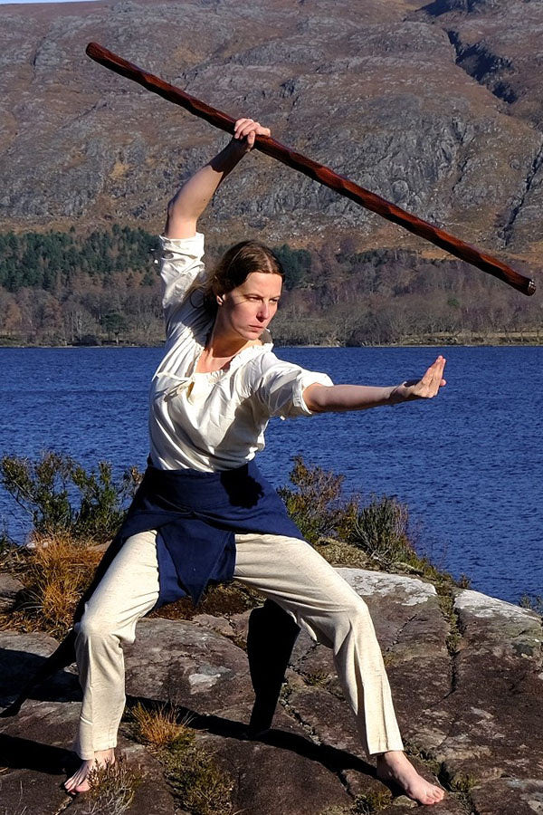 Wooden Quarterstaff, 150 cm, Foam Weapon