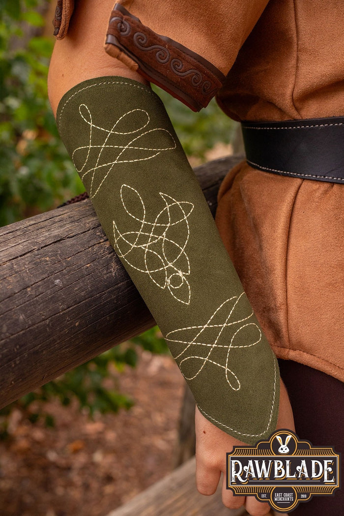 Vryla Premium bracers, onderarmbeschermers, groen