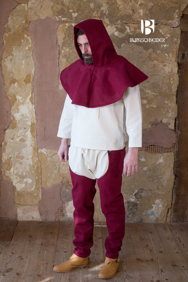 Kaproen Cucullus (rood), wolmix