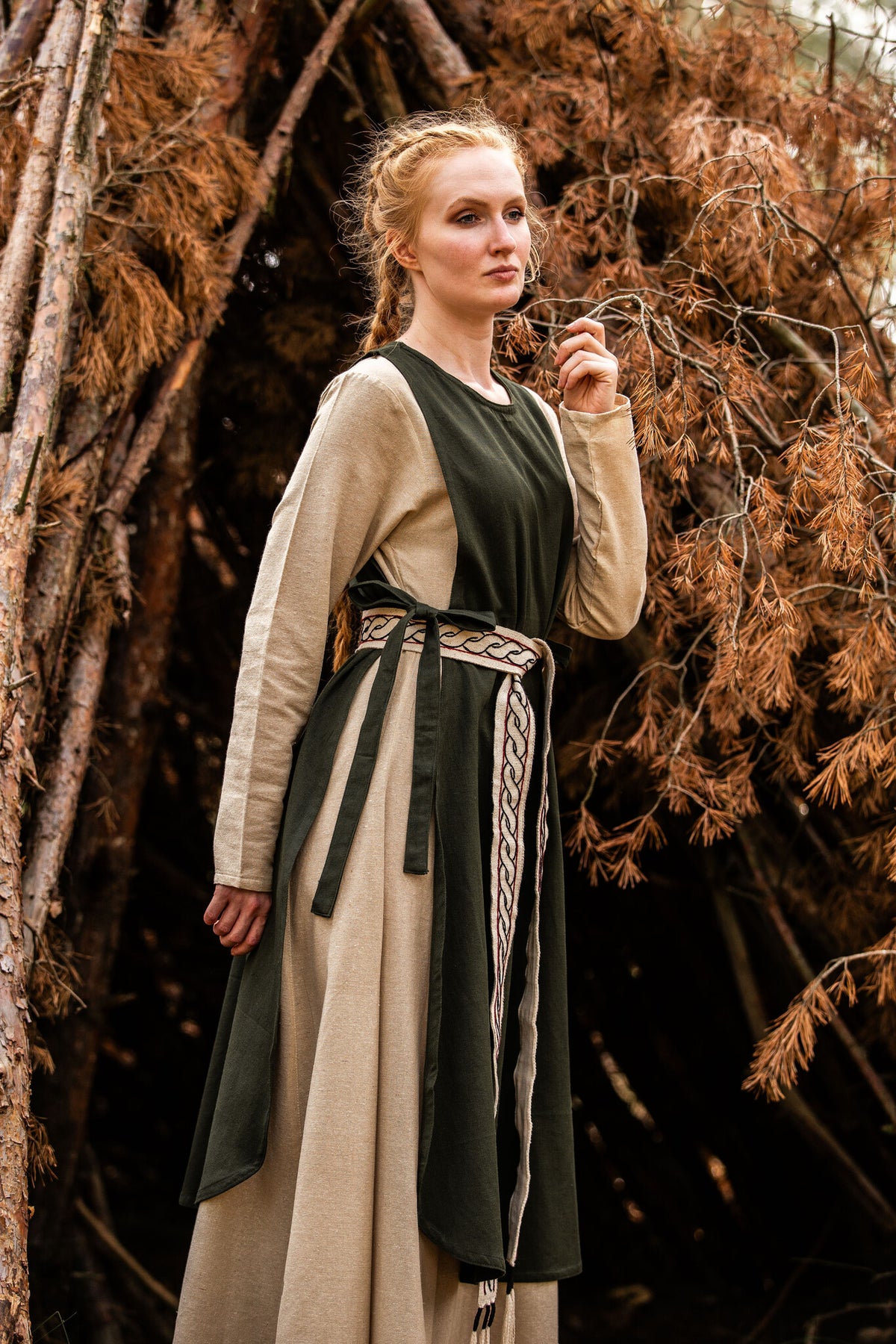 Okrycie wierzchnie Sigrid, zielone