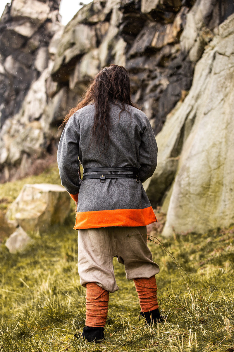 Doppia cintura vichinga Floki, nera