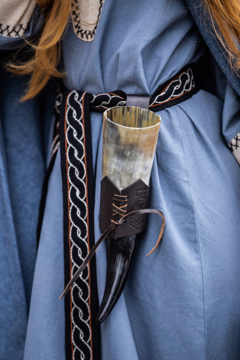 Vikingebælte Elina, sort, 235 cm