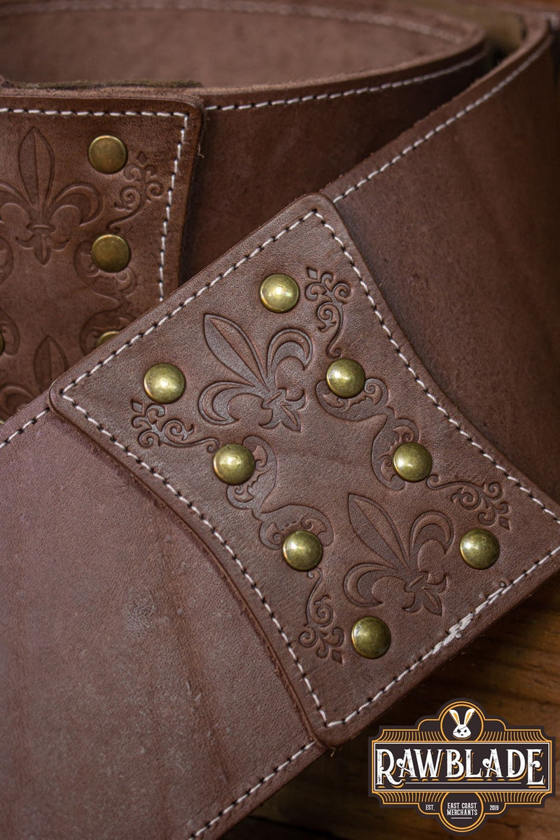 Cinturón ancho Lombard – marrón