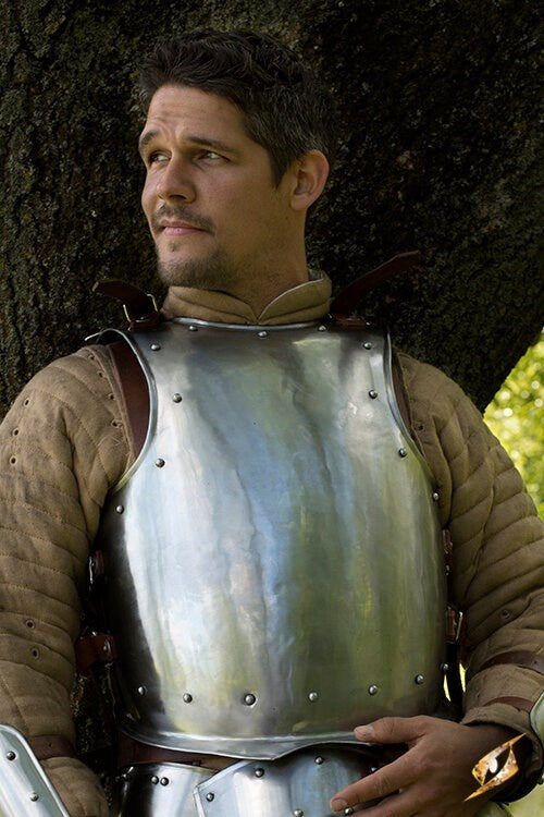 LARP kriger komplet rustning str. S, 1 mm