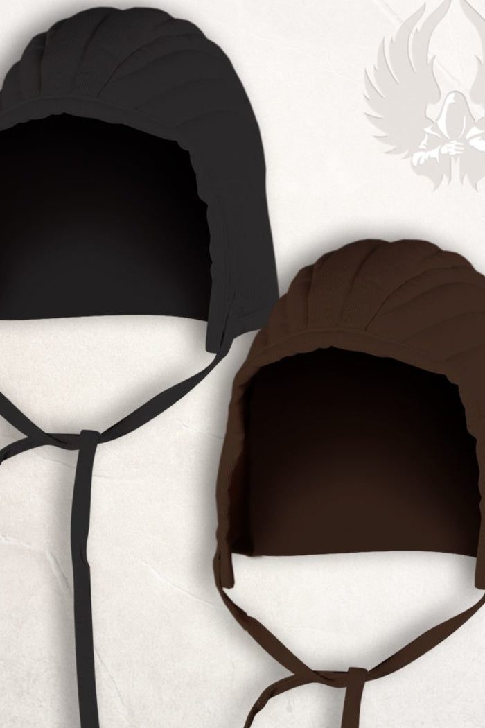 Capucha acolchada Leopold, lona, negra