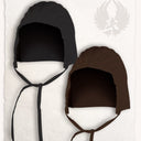 gambeson-hætte Leopold, lærred, sort