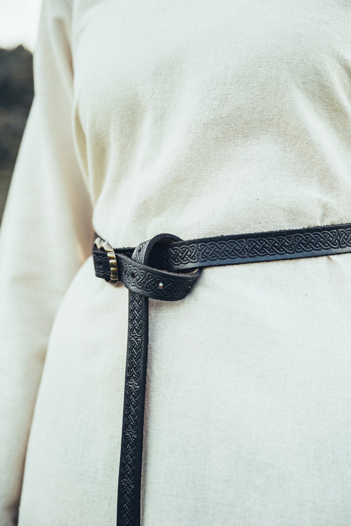 Medieval belt Fionn, black