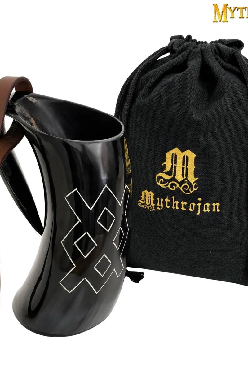 Jarra vikinga Ivar con soporte para cinturón