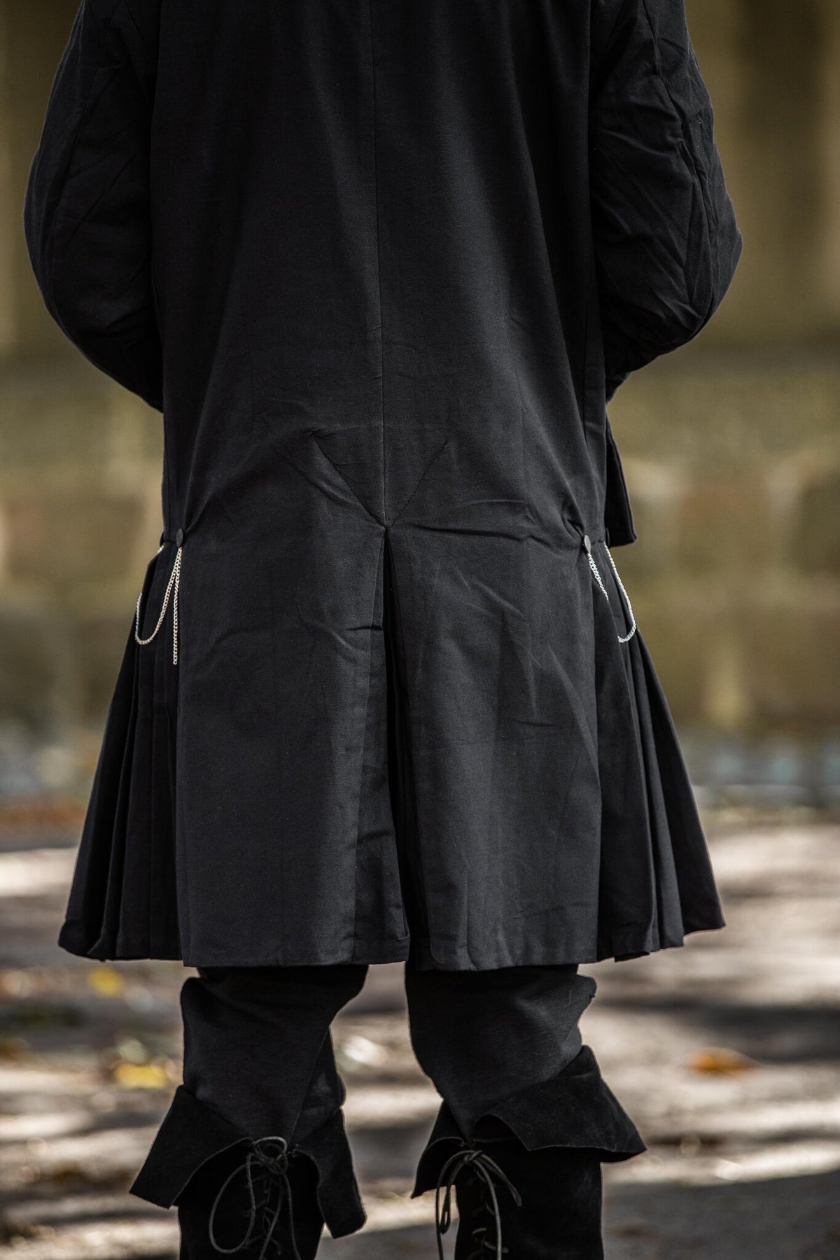 17de eeuwse Boekaniersjas, zwart