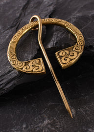 Irsk fibula, messing
