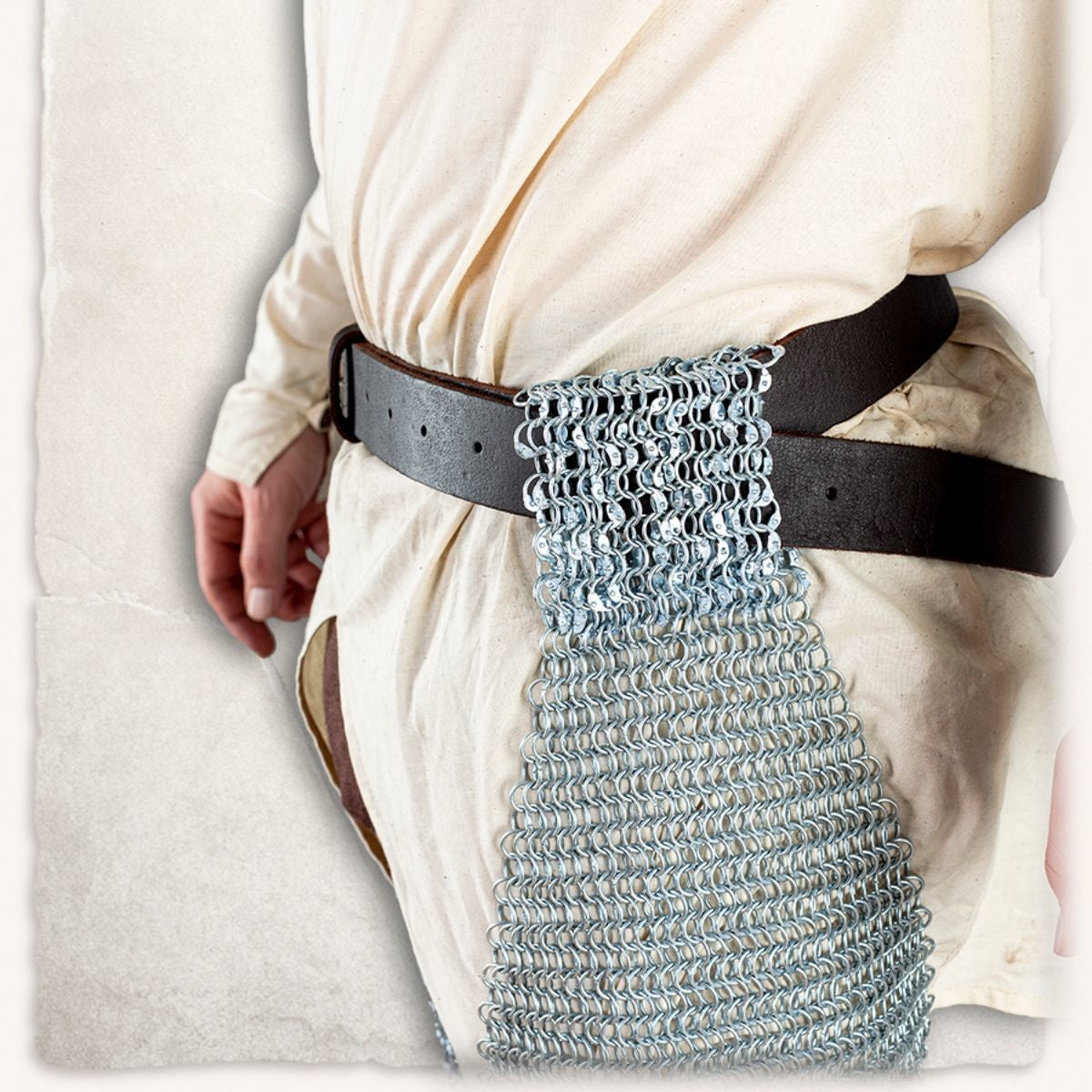 Maliën chausses Richard, ongeklonken ronde ringen, 8 mm