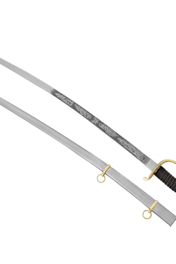 Cavalry Saber American Civil War with Engravings, semi-sharp