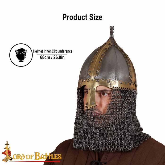 Casque viking Gnezdovo du 10e siècle, 1,6 mm