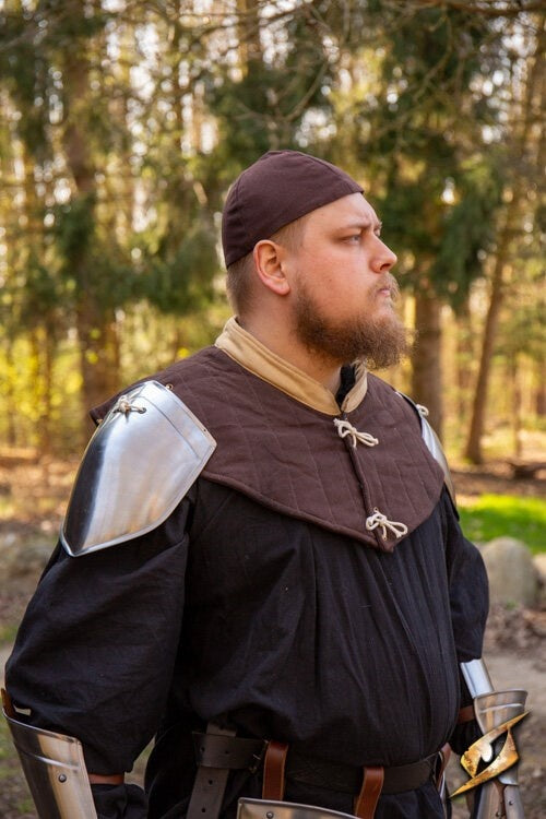 Spaulders axelskydd, polerade, 1 mm