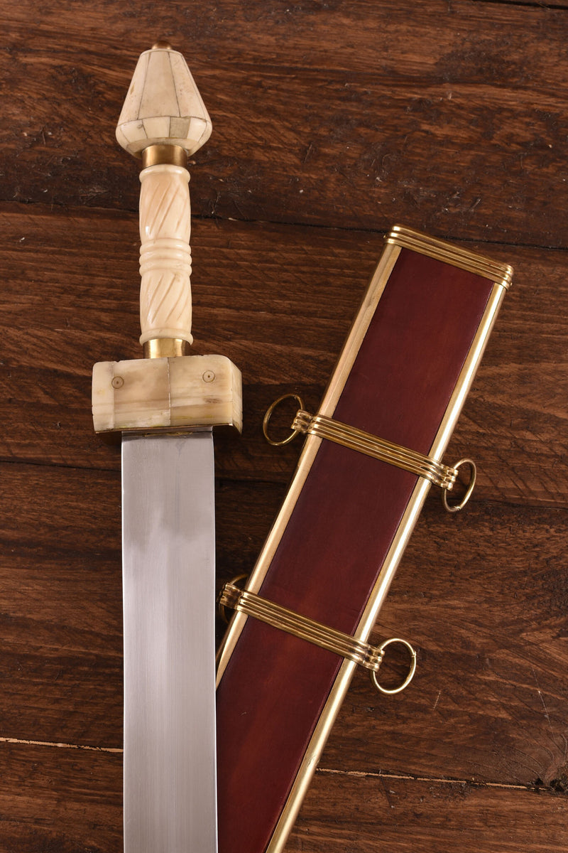 Spatha Straubing-Nydam, semi-tranchant