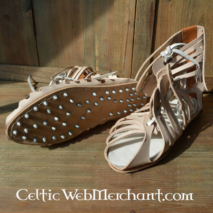 Hobnailed caligae, Castleford/Valkenburg type, brown